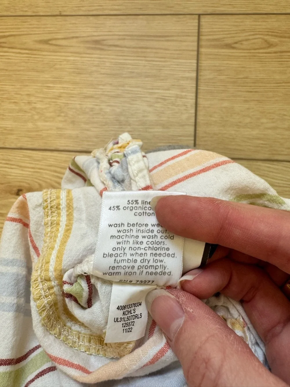 little co. linen romper 6 months